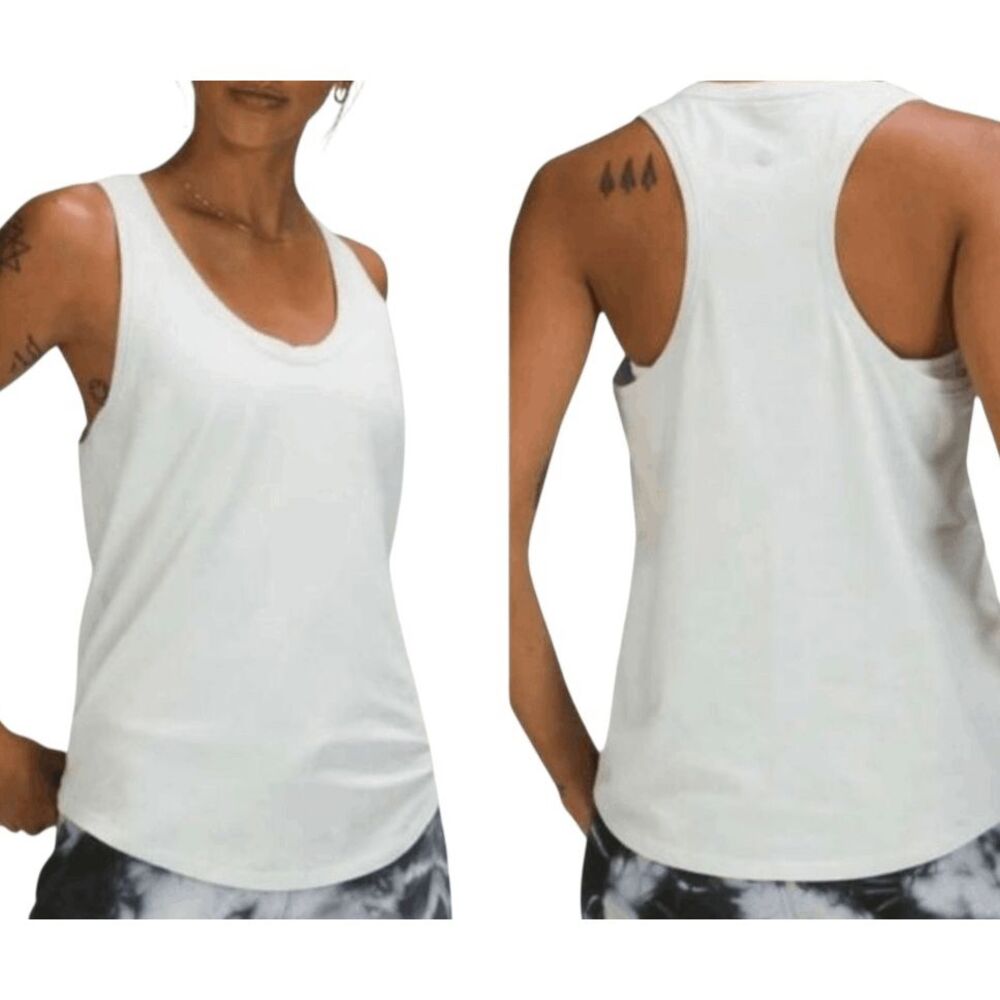 LULULEMON ATHLETICA Love Tank II In Jade Grey Size 8